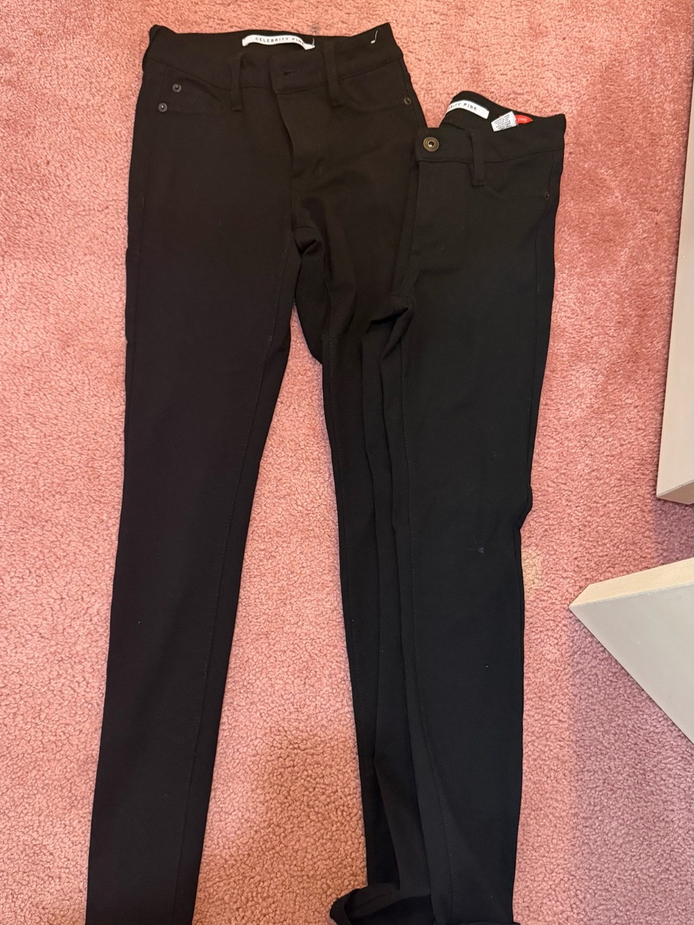 Celebrity Pink Black Slim Pants - The Chic